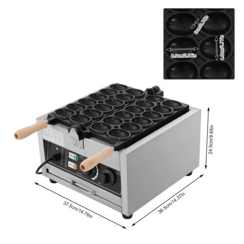 Egg shape waffle - egg-shape, making